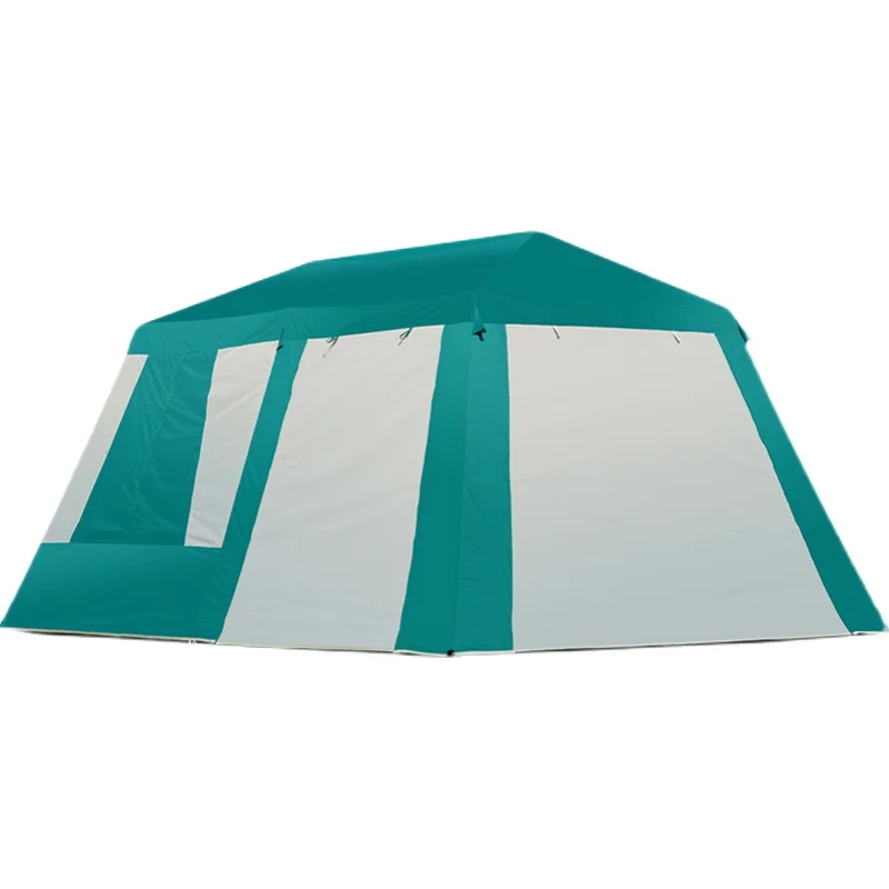 

Automatic Ultralarge 5-8 Person 335*235*180CM Aluminum Pole Double Layer Thickening Waterproof Camping Tent Large Gazebo