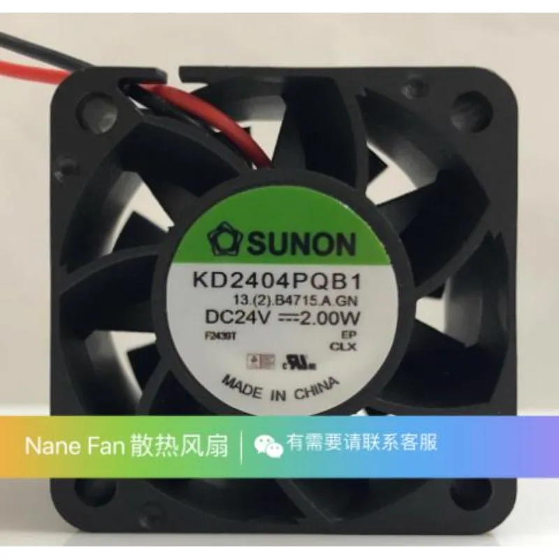 

New Cooler Fan for SUNON KD2404PQB1 DC24V 2.00W 4028 4CM Frequency Converter Cooling Fan 40*40*28MM