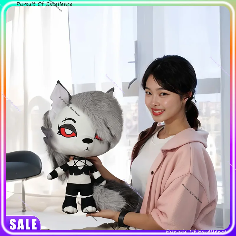 

Brand New 45CM Oversized Hazbin Hotel Helluva Boss Plush Doll - High Quality Anime Stuffed Toy Room Decor Holiday Gifts