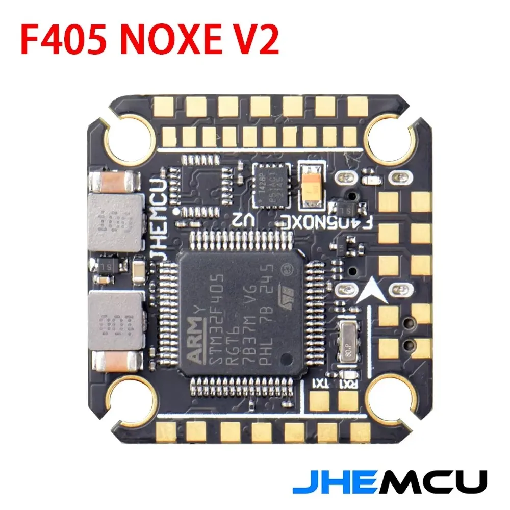 JHEMCU f405 noxe v2 flight controller baro osd 16mb blackbox 5v 10v dual bec 20x20mm 3-6s lipo for fpv freestyle drone diy parts