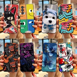 Case For Motorola Edge (2021) / Edge 5G UW (2021) Phone Cases Cute Cat Cartoon Silicon Soft Back Cover For MOTO Edge 2021 XT2141