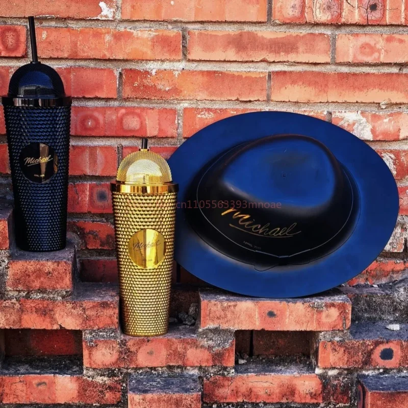 

Hot In Stock Michael Superstar Road Microphone Shaped Cup Hat Styling Bucket Popcorn Fans Collectible Gift Commemorative Gift