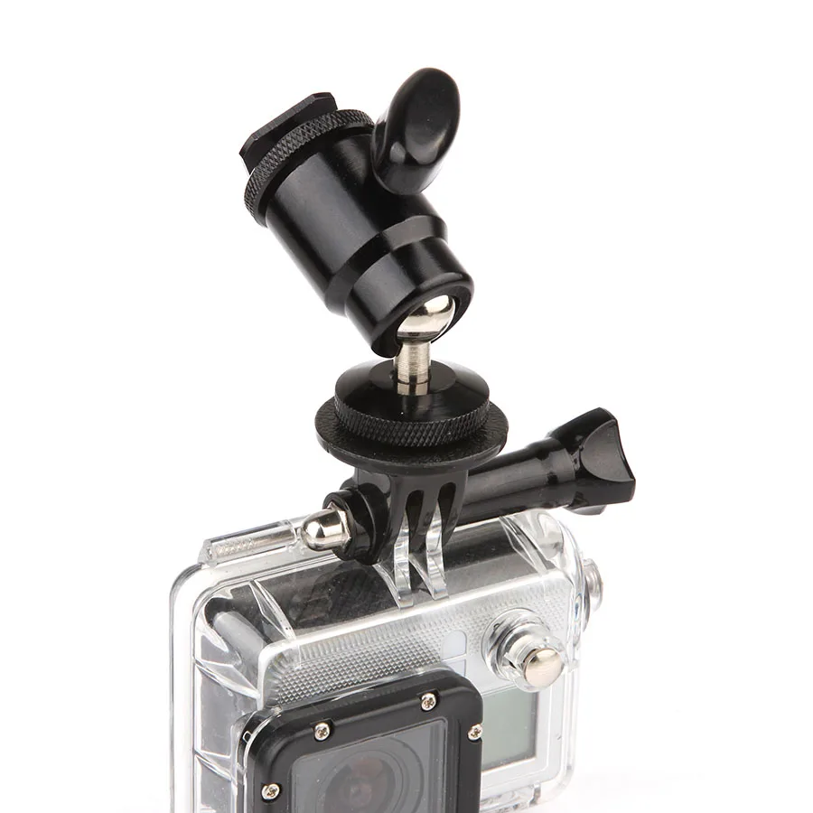 10 Pieces Mini Tripod Ballhead Ball Head with 1/4 Screw Mount Camera Flash Hot Shoe Adapter Mount Photo Studio Accessories