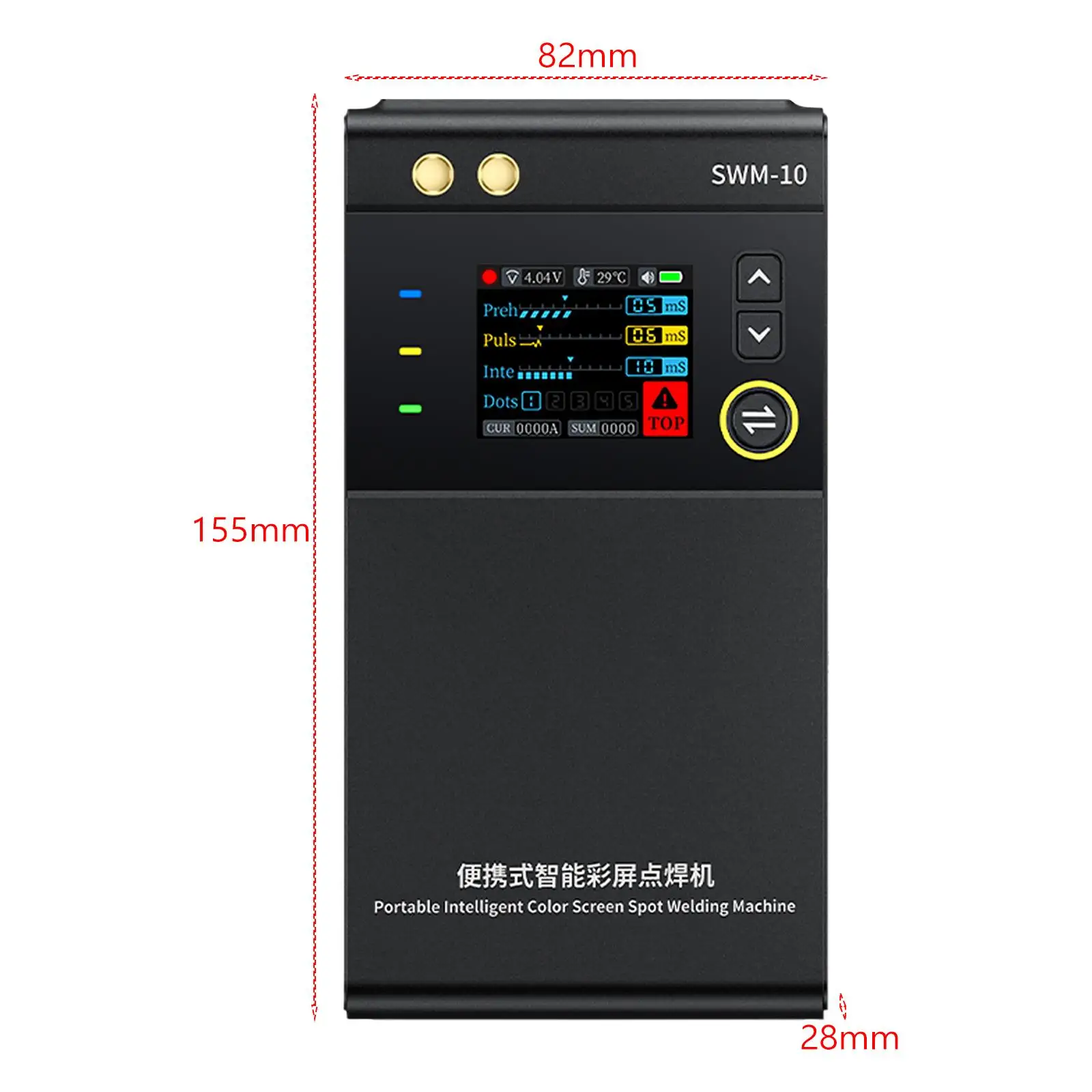 Portable Spot Welding Machine Professional Handheld 18650 Mobile Phone Lithium Battery Nickel Plate Contact Welding Head SWM-10