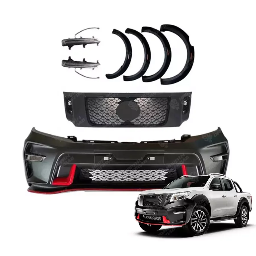 Pickup Parts Bodykit 2016-2020 upgrade to NS style front bumper facelift for Nissan Navara NP300 2016-2020