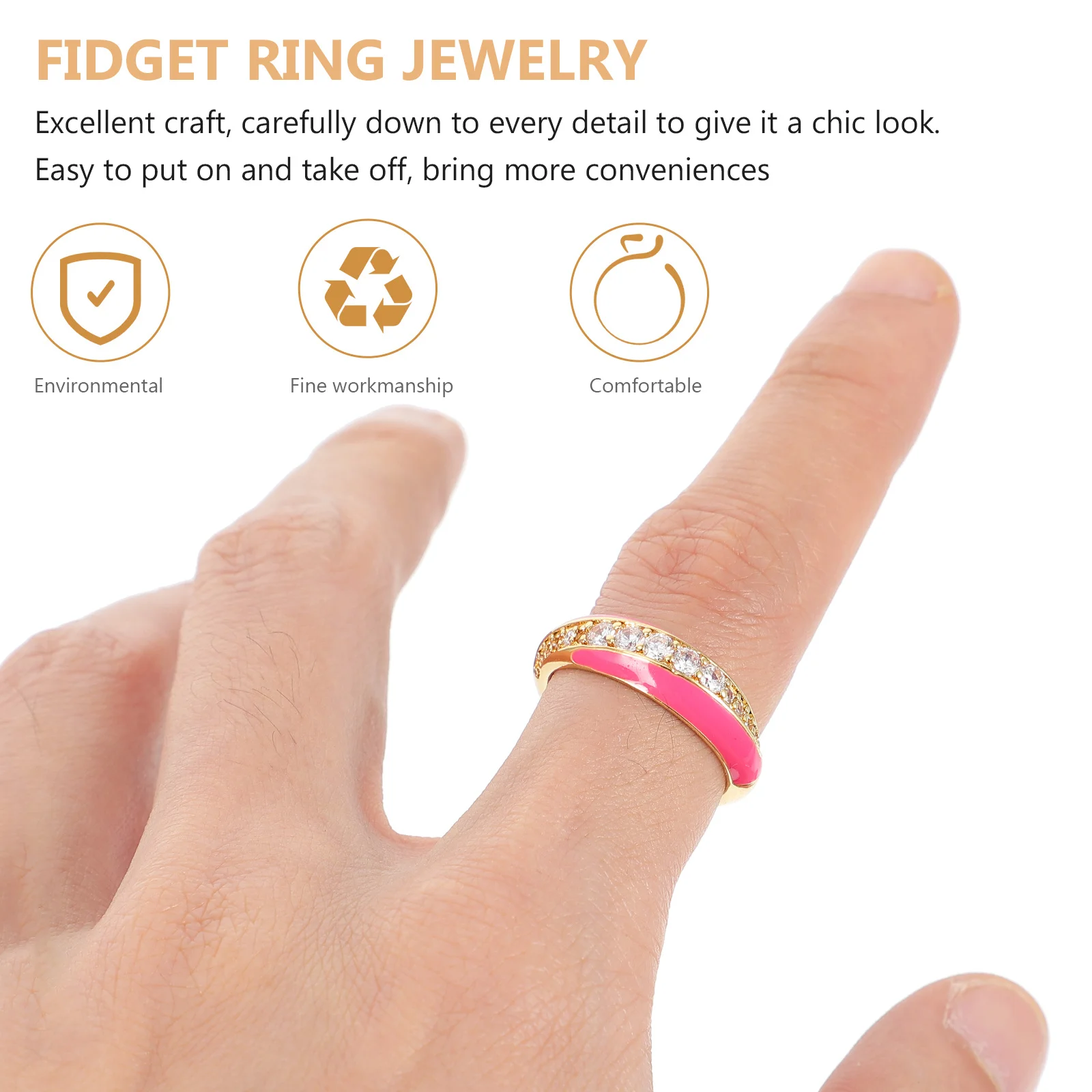 

1pcs Adjustable Ring For Women Fashion Finger Jewelry Creative Opening Design Perfect For Party Valentine Birthday Gift Ring