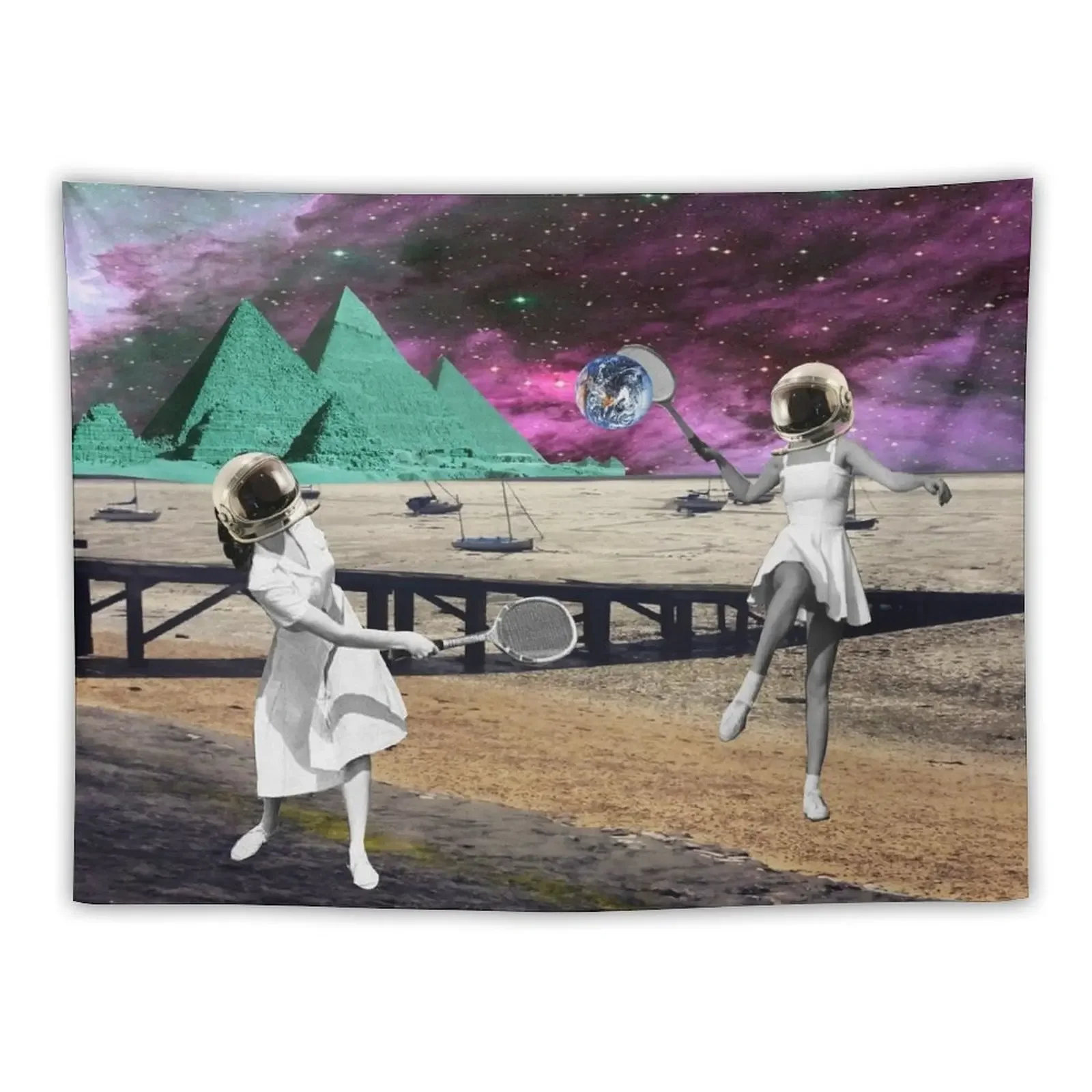 

Moon Tennis Tapestry Cute Room Decor Decoration Pictures Room Wall Tapestry