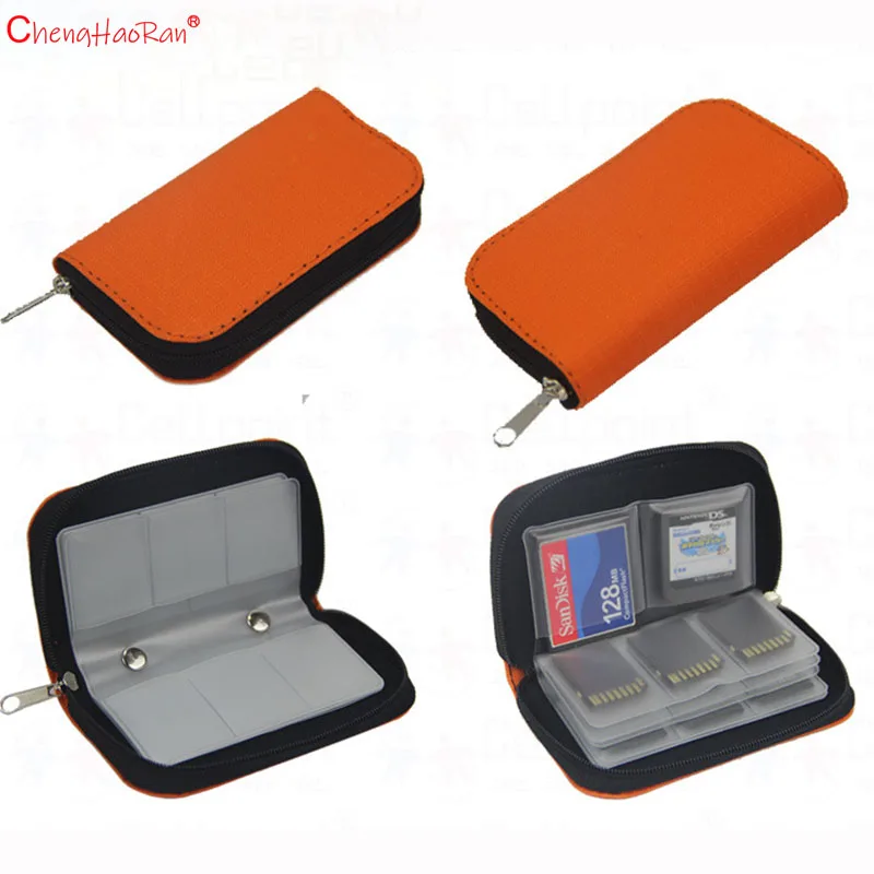 1PC 22-Slot Memory Card Storage Case for CF/SD/Micro SD/SDHC/MS/DS Camera Memory Card Holder Bag for Gaming & Photography
