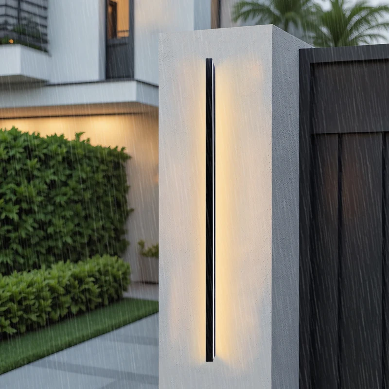 Modern Outdoor Waterproof Light with LED Wall Light IP65 Level Garden Hotel Porch Decorative Light 85-256 Volts Outdoor Lighting