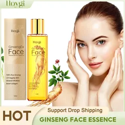 120ml Gold Ginseng Face Essence Polypeptide Lightning Deep Hydration Moisturizing Facial Serum for Skin Care