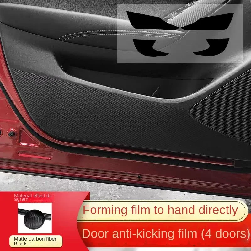 Interieurdecoratiesticker van koolstofvezel voor Mazda CX-4 2016-2021 Centrale bediening, versnellingspook, deurpaneel en raamschakelaar