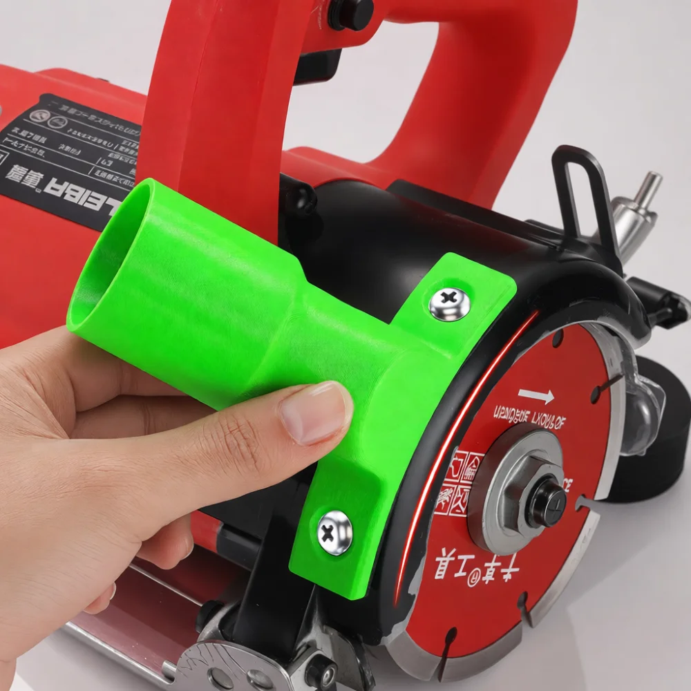Anti Slip Vacuum Cleaner Adapter For Marble Stone Machine Durable PETG Industrial Dust Suction Port Component