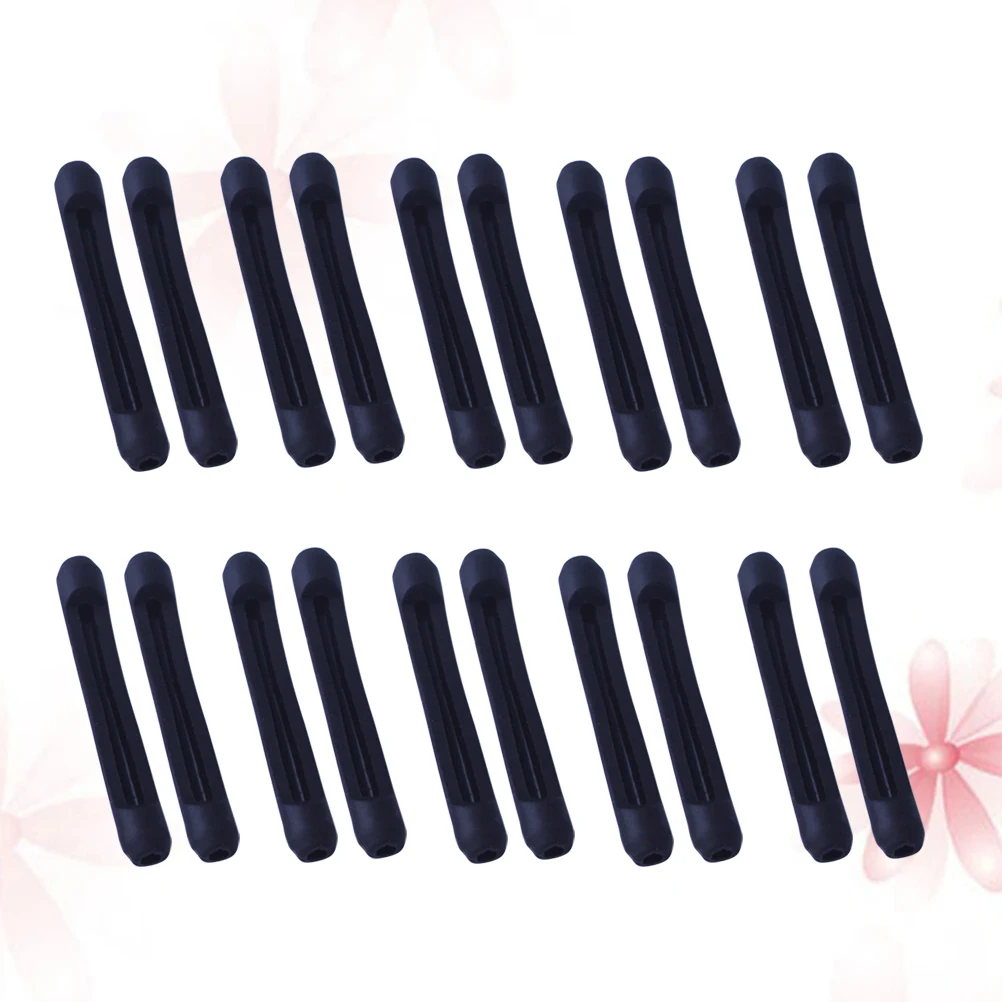 

20 Pairs Eyeglasses Strap Anti-slip Silicone Foot Cover Spectacle Frame Goggles Leg Sleeve