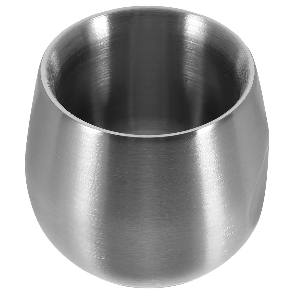 كوب حلاقة من الفولاذ المقاوم للصدأ للرجال، وعاء صابون حلاقة متعدد الاستخدام، هيكل عالي التحمل، قبضة مريحة، معدات الحلاقة للرجال