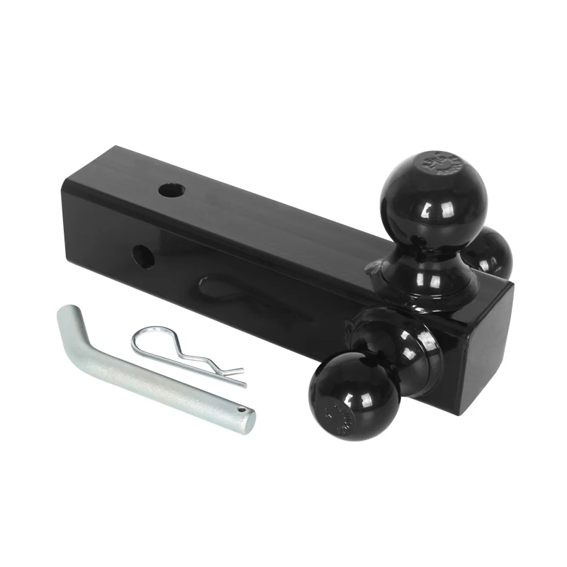 

2-1/2inch trailer arm have Tri size trailer ball Maximum load of 18500 LBS fits Ram2500 and GMC sierra 2500 and F250