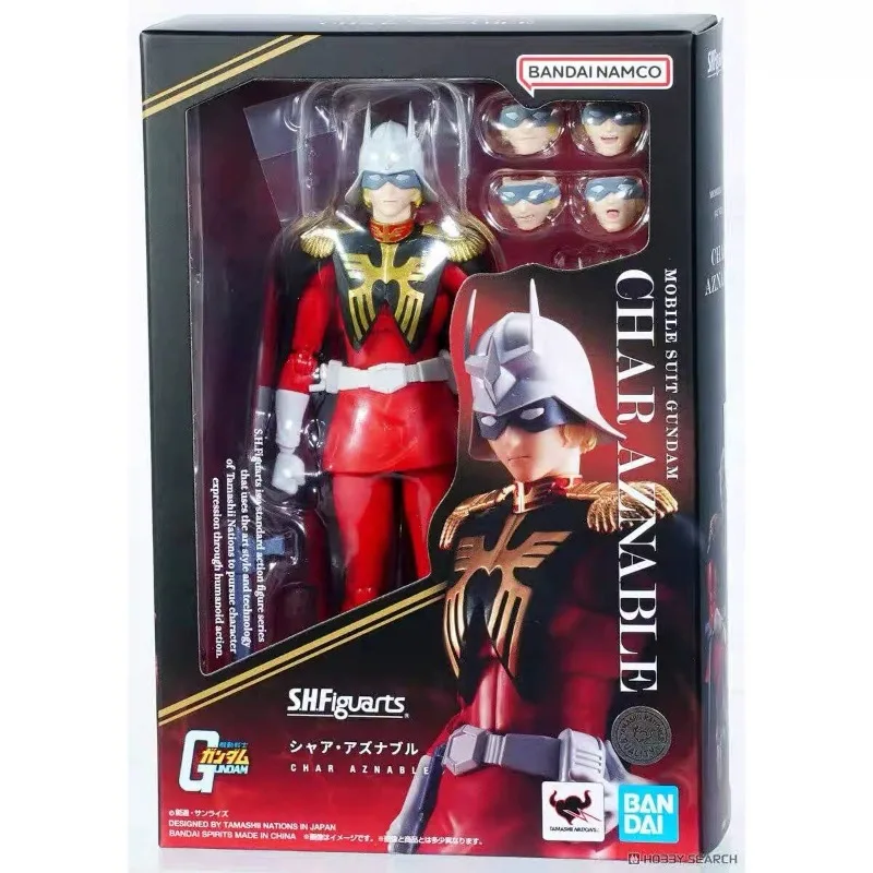 

Brand New Genuine Bandai Model Mobile Suit Gundam Char Red Comet Aznab Joint Movable Figure in Stock Children's Toys in Stock