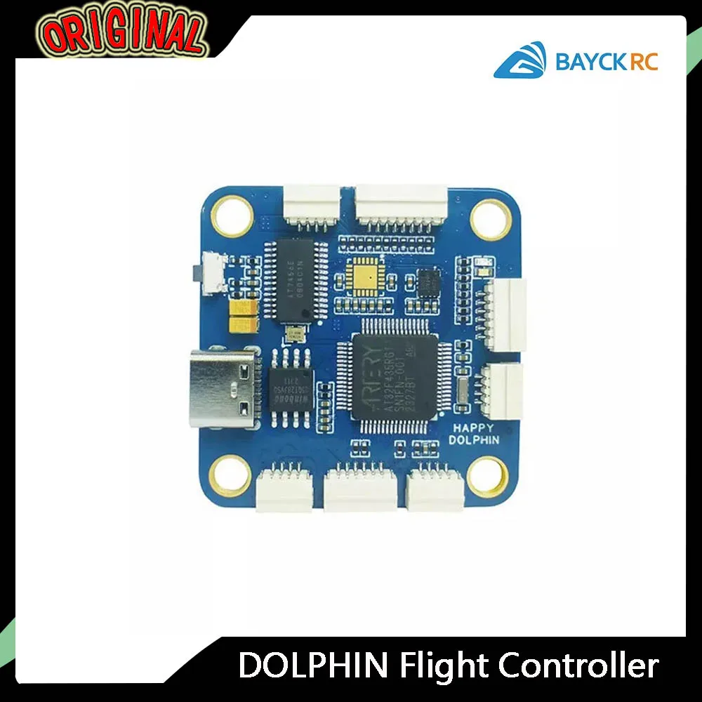 

Контроллер полета BAYCK DOLPHIN AT32F435 (Betaflight, 9V3A/5V3A Dual BEC) — для FPV Racing/Freestyle Drones