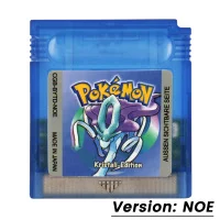 GBC-Spielkassette Pokemon Blau Kristall Gold Grün Rot Silber Gelb mit Mehrsprachiger 16-Bit-Videospielkonsolenkarte