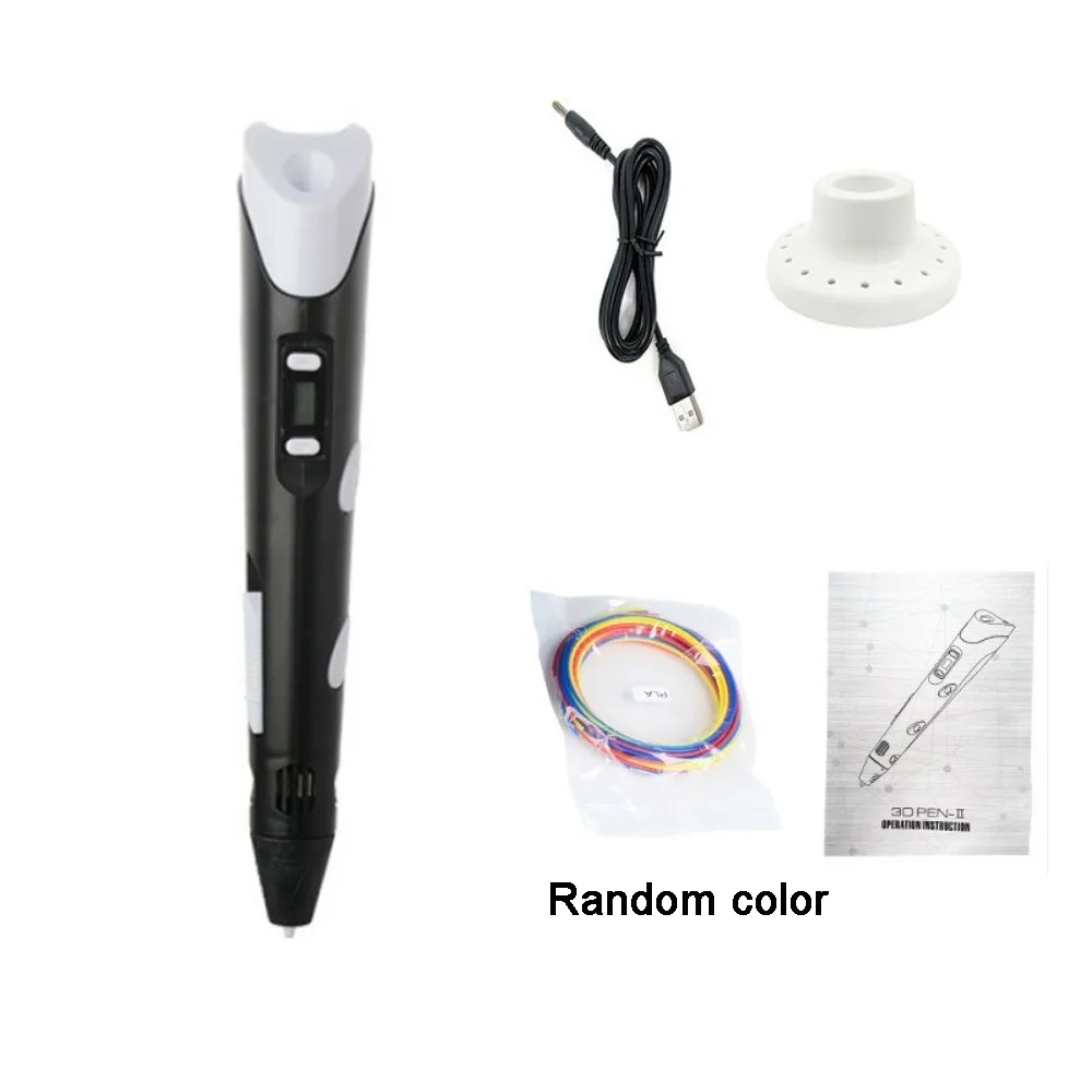 

Портативная USB-ручка для 3D-печати с LED-дисплеем, регулируемой скоростью, для рисования и творчества, безопасная, с PLA-филаментом, для DIY-проектов