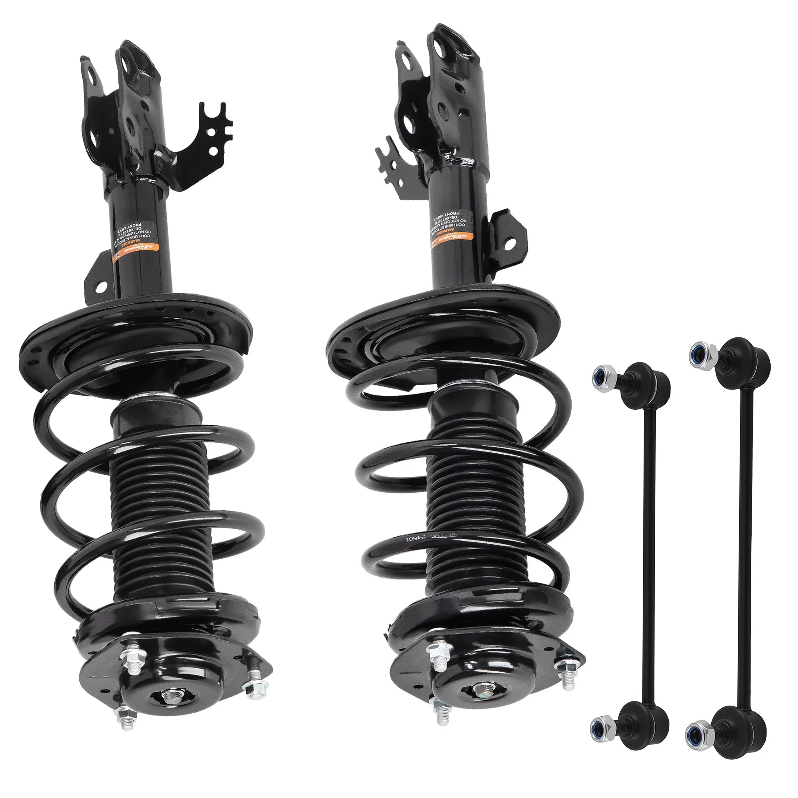 Suspension Front Struts Sway Bar Links for Toyota Camry 2012-2017 2.5L