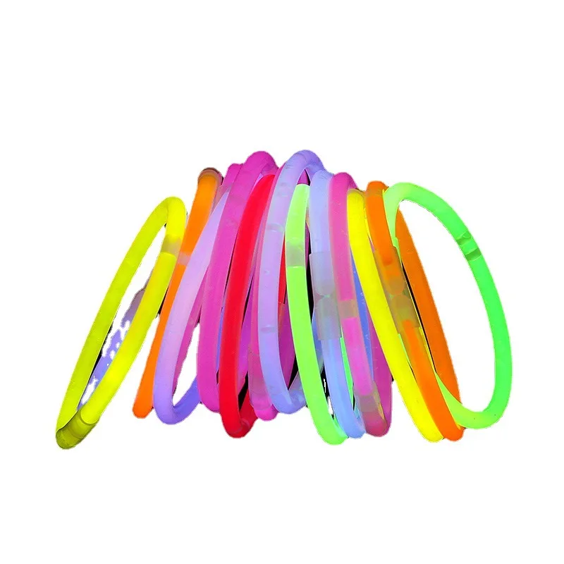 30/50pcs Party Fluorescence Prop Light Glow Sticks In The Dark Bracelet Necklace Neon Wedding Birthday Party Colorful Glow Stick