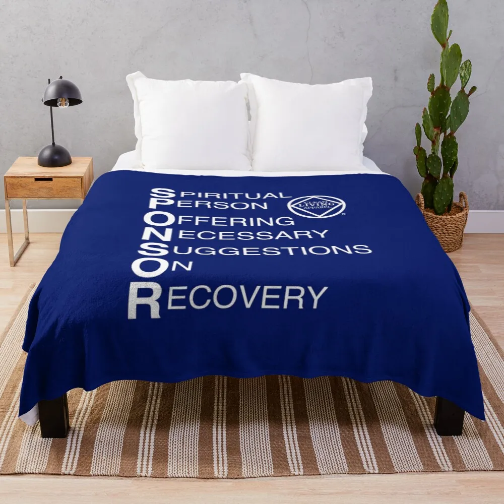 

Cool Sponsor Narcotics Anonymous Na Aa Throw Blanket Decorative Soft Throw Blanket for Couch Sofa