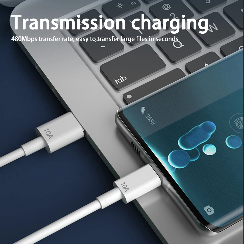 ESSEGR 1M Type C Cable Fast Charging 90 Degree Double Elbow Data Cable Fast Charging Charger Mobile Phone Charger Cable 2025 New
