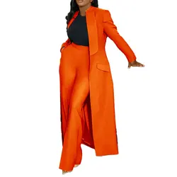 2 Piece African Clothes for Women Spring Autumn African Long Sleeve V-neck Top Long Pant Matching Sets Dashiki African Clothing