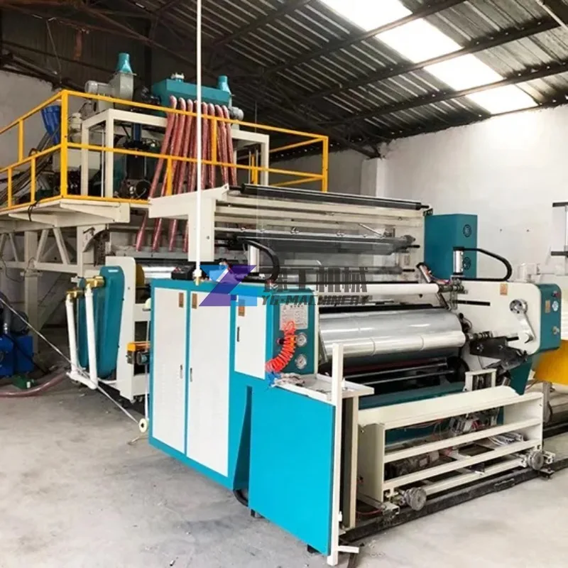 PVC Rigid Thin Sheet Film Extrusion Production Line PVC Stretch Film Making Machine