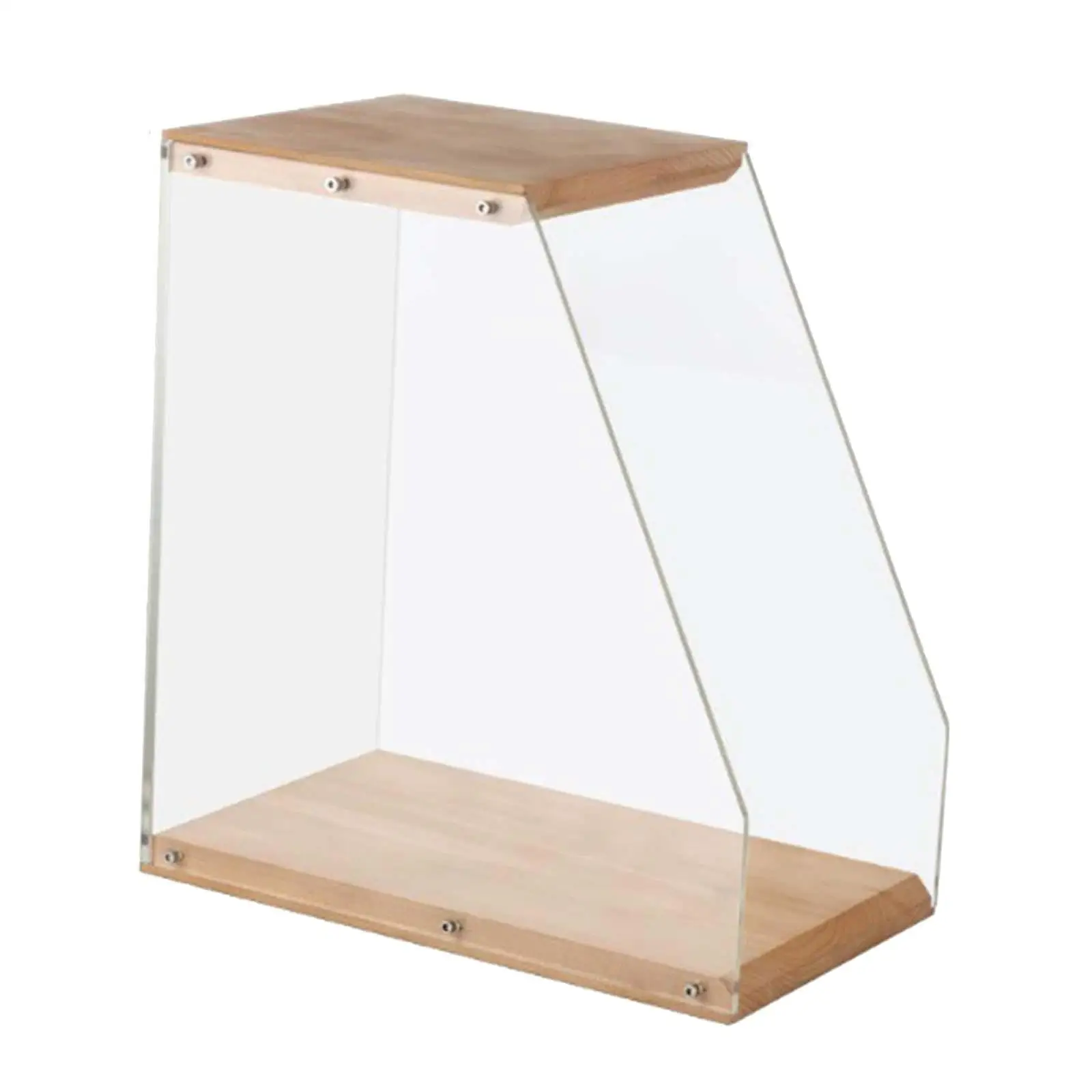 Bureau portable transparent moderne, albums en bois T1