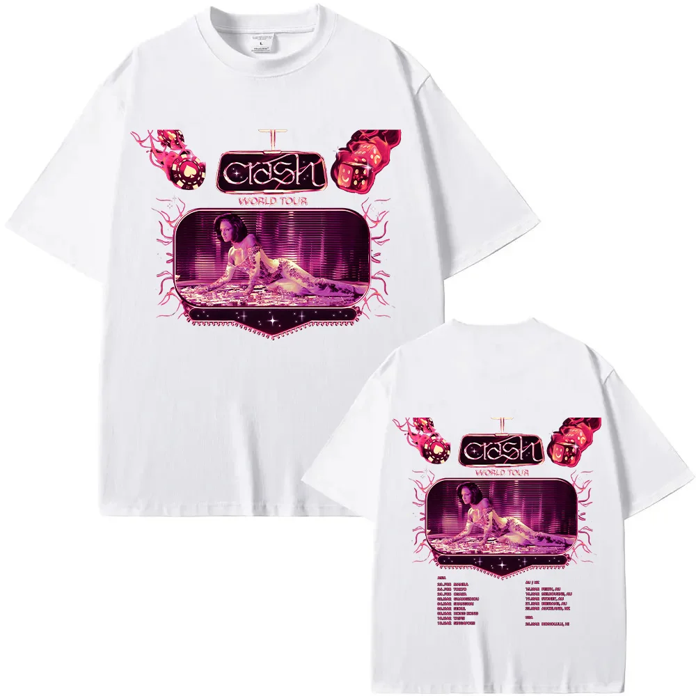 Camiseta Kehlani Crash World Tour 2025, camisetas estéticas de diseño a la moda, Camiseta informal de algodón Retro para mujeres/hombres, ropa de calle alta