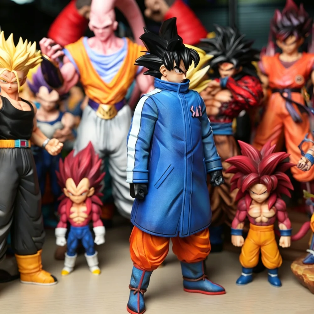 Anime Dragon Ball Z Schneeanzug Son Goku Vegeta Figur Super Saiyajin Goku PVC Actionfiguren Sammlerstücke Modell Spielzeug Geschenke – Detail 4