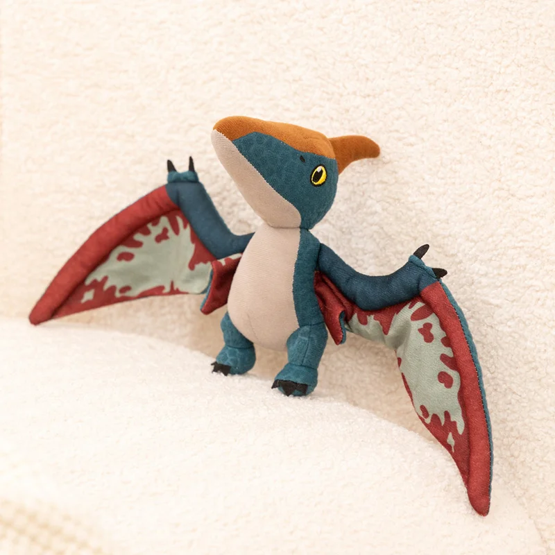 8inch New Realistic Embossed Dinosaur Plush Toys T-Rex Stegosaurus Brachiosaurus Pterosaur Stuffed Animals Dino Museum Souvenirs view 5