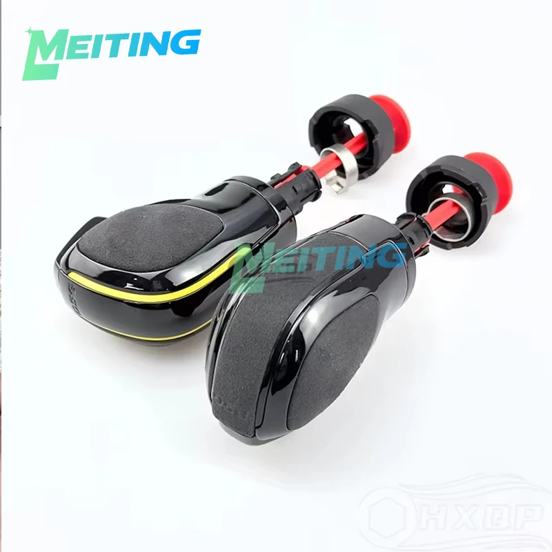 Suitable for Volkswagen Golf 6 7 R GTI Passat B7 B8 CC R20 Jetta MK6 GLI black chrome alloy, with suede shift knob side cover DS