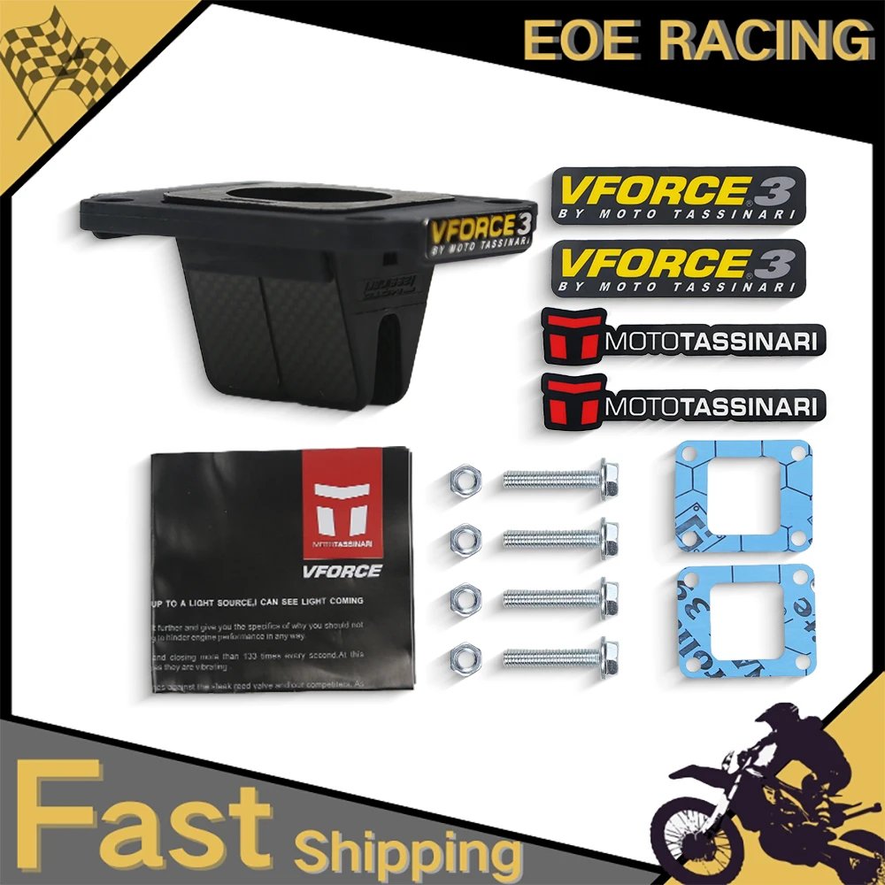 

V364 V-Force Motorcycle Cage System Reed Valve Vforce 3 Carbon Fiber For Suzuki RM65 KawaSaki KX65
