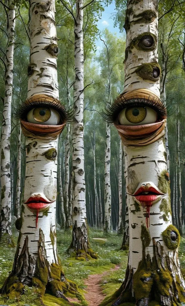 500/1000/1200/2000 PCS Jigsaw Puzzles Tree with Eyes Scenery Abstract Family Activity Games for Gameroom Bedroom Gift Home Decor