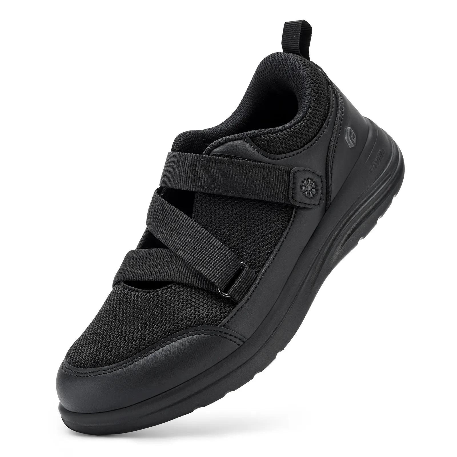 

Extra Wide Diabetic Shoes For Women Mary Jane Flats Comfortable Adjustable Strap For Swollen Feet Neuropathy Foot Pain Relief