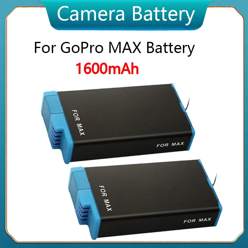 1600mAh Rechargeable GoPro Max Battery GoPro MAX Panoramic Sports Camera