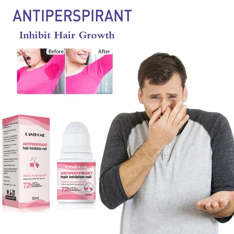 Body Odor Water Sweat Deodorant Lasting Underarm Feet Sweating Eliminate Bad Smell Antiperspirant Inhibit Hair Growth