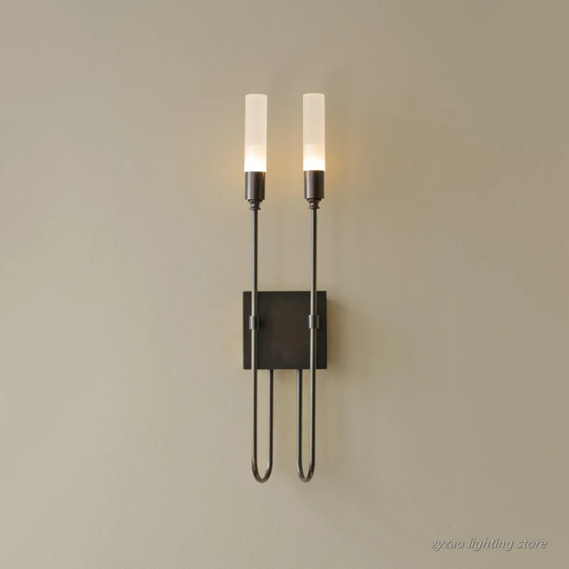 Nordic Vintage Style Acrylic LED Decoration Home Wall Lamp Bedroom Foyer Living Room Decor Lighting Fixtures Dropshipping Lamp