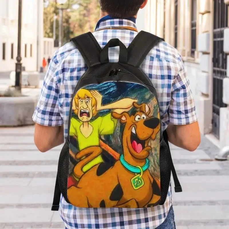 Mochila personalizada de cielo estrellado Gustav Klimt para hombres y mujeres, bolsa de libros de moda para Colegio, bolsas de pintura de perros