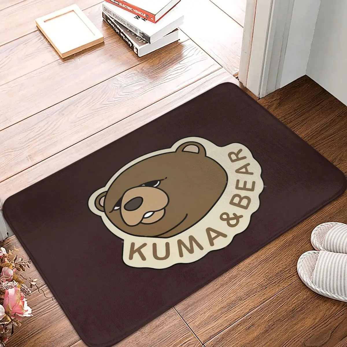 Shiba Inu Kitchen Non-Slip Carpet Kuma And Bear Flannel Mat Welcome Doormat Floor Decoration Rug