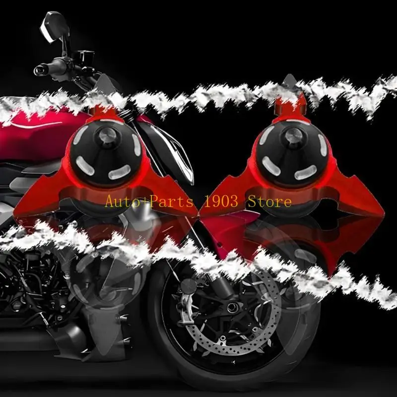 E21C ความแข็งแรงสูงอลูมิเนียมมอเตอร์ไซค์ส้อมถ้วยมีน้ำหนักเบาติดตั้งง่าย