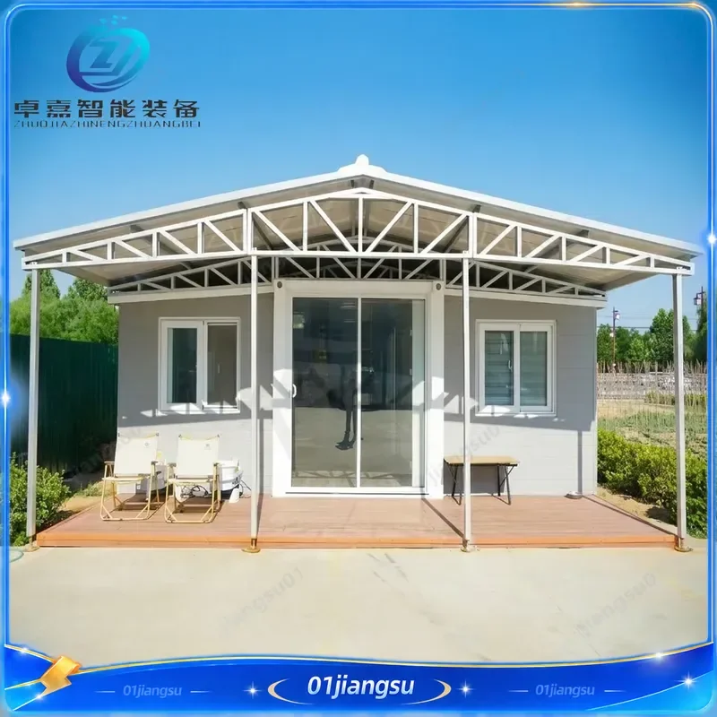 Waterproof Heat Insulation Detachable Prefabricated Movable Modular Office Dormitory Steel Frame Container House Factory