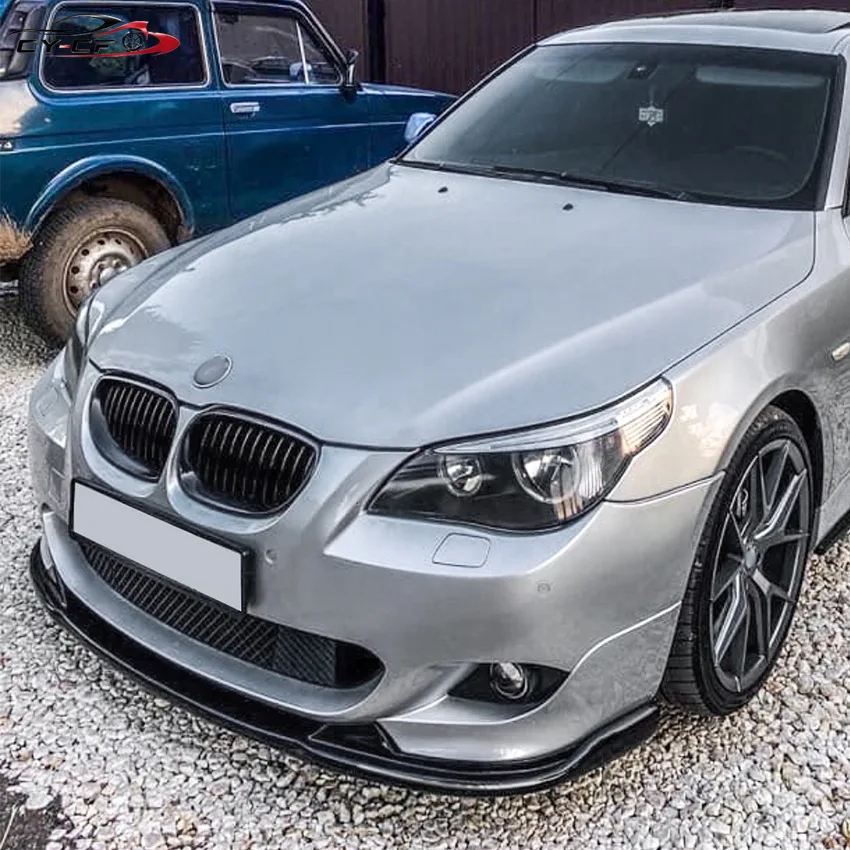 Front Lip Bumper Blade 2005-2010 for BMW 5 Series M Sport E60 E61 525i 530i 540i 550i Lower Spoiler Splitter Guard Protector