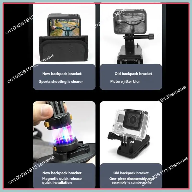 

N94R Magnetic Quick Release Backpack Shoulder Strap Mount Bag Belt Shoulder Strap Clip Holder For Gopro Osmo Action