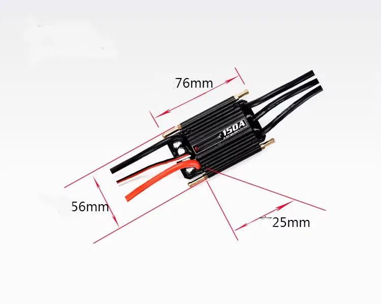 Rc-modelboot watergekoelde borstelloze bidirectionele Esc 50A 70A 90A 120A 150A
