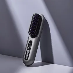 Wireless Smart Temperature Control Plasma Hair Straightening Comb Hair Straightener 9-speed Smart Temperature Control