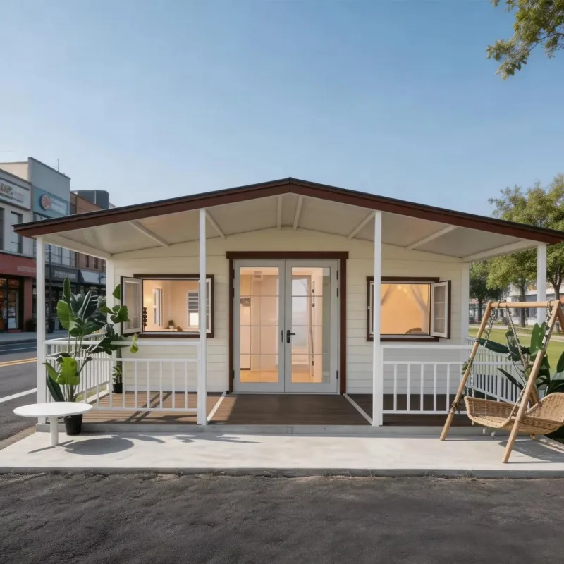 Custom Modern Luxury Portable Prefab Home Pre-Manufactured Modular Steel Structure Modern Living Steel House