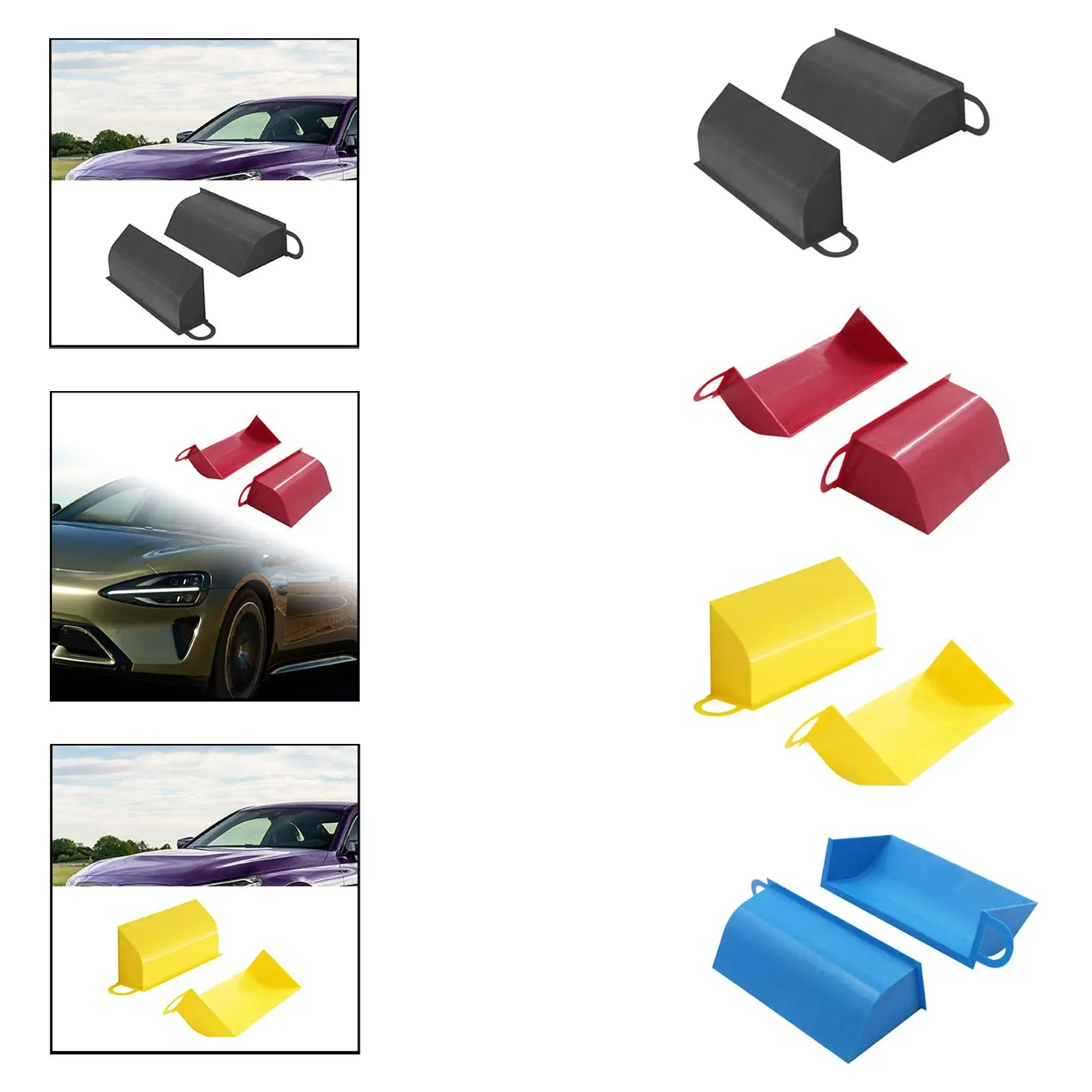 

Cold Air Intake Scoop 1 Pair Easy to Install Replace for BMW 318i E90